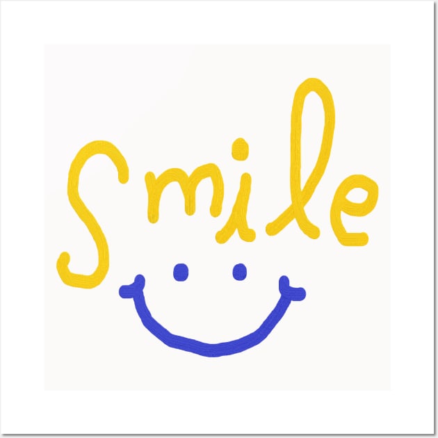 smiley face emoji Wall Art by zzzozzo